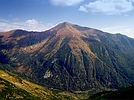 Baranec 2185m, längst ner syns Ziar stugan som ligger på 1325m