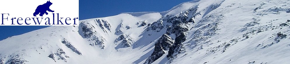 Fri och extremåkningszon under Derese i Låga Tatra